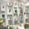 White Photo Frame For Sofa Background Picture Frame Dining Room Wood Photo Frame Vintage Wall Art 13 Pieces Retro Hanging Photo