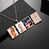Magic Photo Memory crystal Pendant One hundred scripture language love vow necklace woman necklace jewelry gift