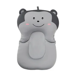Image of Cartoon inflatable baby bath pillow tub