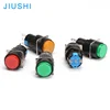 LAY16-11 round high head self reset push button switch 1NO 1NC 3pin 16mm hole circle diameter red green yellow blue white black
