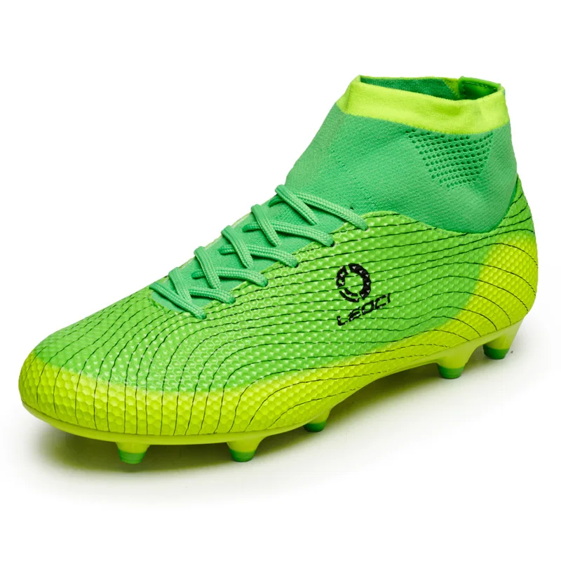 Casual Shoes Football Boots High Top Spikes Cleats Sock for Outdoor Indoor Competition Training Professional Sneakers Soccer Shoes Breathable Non-Slip Athletic Shoes Training Shoes Unisex Teenager