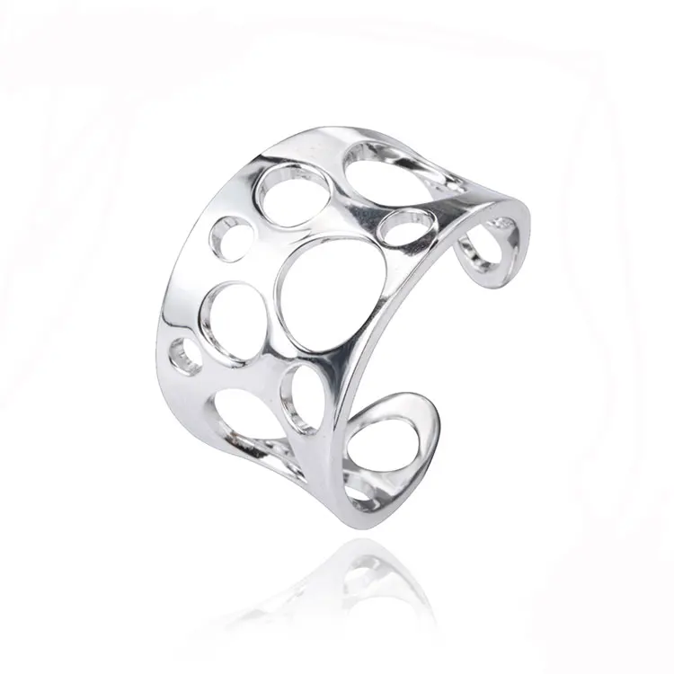 

S925 printed italy hollow cut silver Jewellery rings JR2516-P, Picture