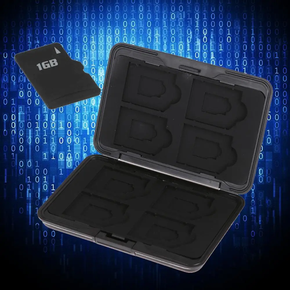 16slots Micro SD SDXC Storage Holder Memory Card Case Protector Aluminum Black Case for Eight SD/MMC Secure Digital Cards
16slots Micro SD SDXC Storage Holder Memory Card Case Protector Aluminum Black Case for Eight SD/MMC Secure Digital Cards