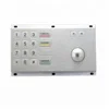 metal keypad with trackball for electrical equipment controller