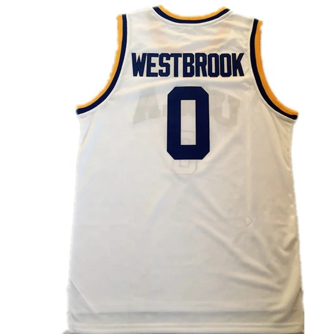 

Custom printing #0 Russell Westbrook high school latest basketball jersey design 2019, Customized colors