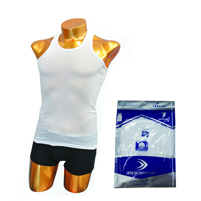 Yiwu Round Collar Blank Tank Top Men Stock