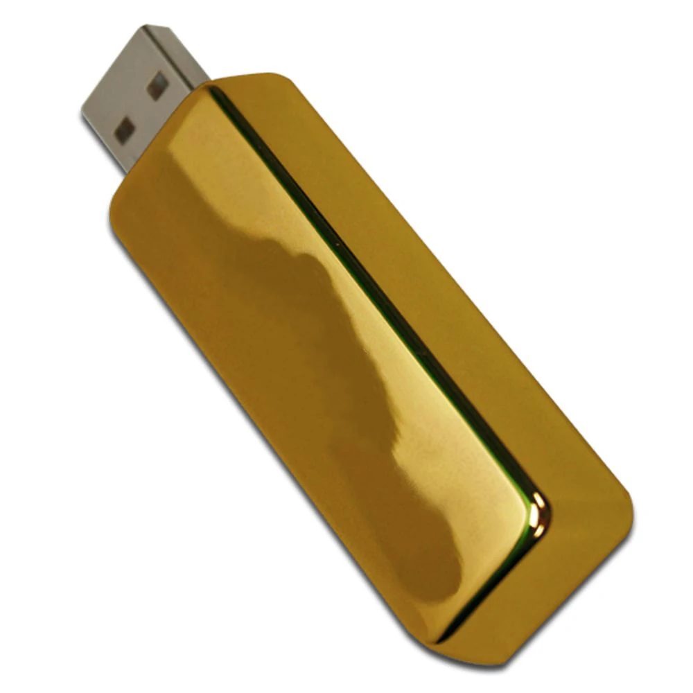 

2019 Promotion Gift Gold Bar 64MB-128GB USB Flash Drive Pen Drive