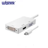 high speed Mini Displayport DP male to DVI Female + VGA Female + HDMI Female 3 in 1 cable adaptor