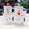 Latest best selling christmas items Free sample Europe fashionable mini ceramic water drinking mug cup for children 560
