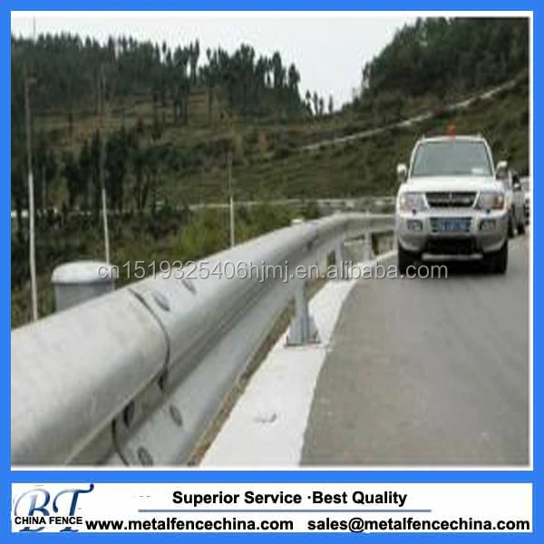 
W Beam Guard Rails Protecting road used safety steel Highway Guardrail 