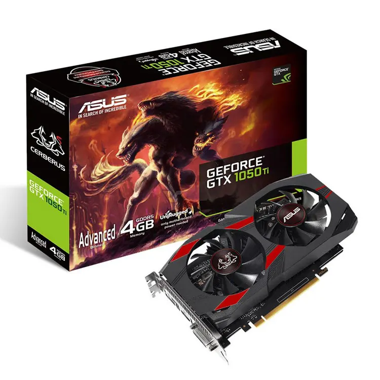 ASUS NVIDIA CERBERUS GTX1050TI A4G GDDR5 128 bit 7008 MHz Gaming Graphics Card