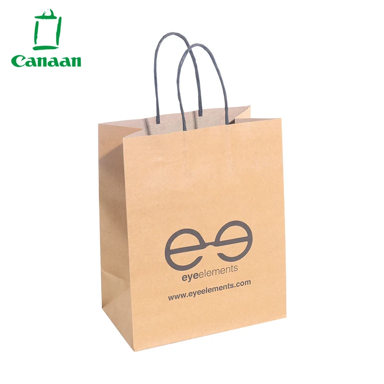 
Custom Printed Biodegradable Food Grade Bread Take Away Fast Food Brown Kraft Paper Bag 