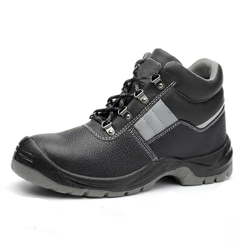 

Protective Rubber Steel Toe Leather Safety Stylish Work Shoes
