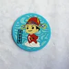 2018 promotional Eco-friendly PVC rubber drinking cup coaster