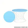 china factory Living Room Furniture SANQIANG new style modern coffee table grid coffee table lron coffee table