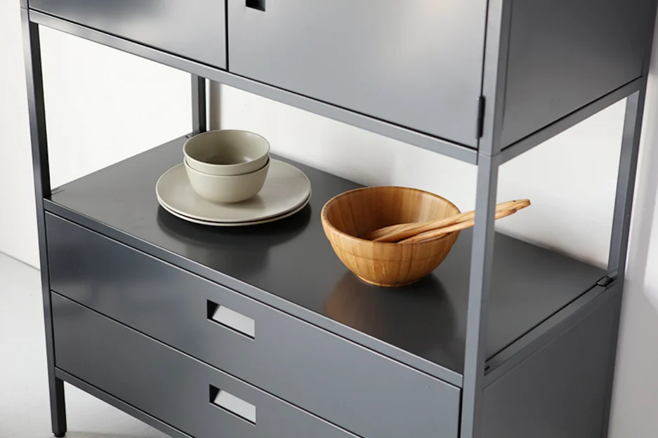 Cocina Moderna Decorativa De Acero Ahorro De Metal De Muebles Para El