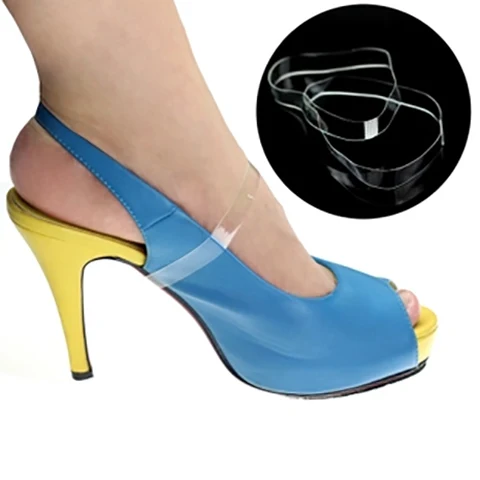 clear elastic shoe straps