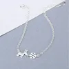 wholesale Christmas jewelry Simple creative female art drawing snow Bracelet online marketplace women tops bracelet's clasps