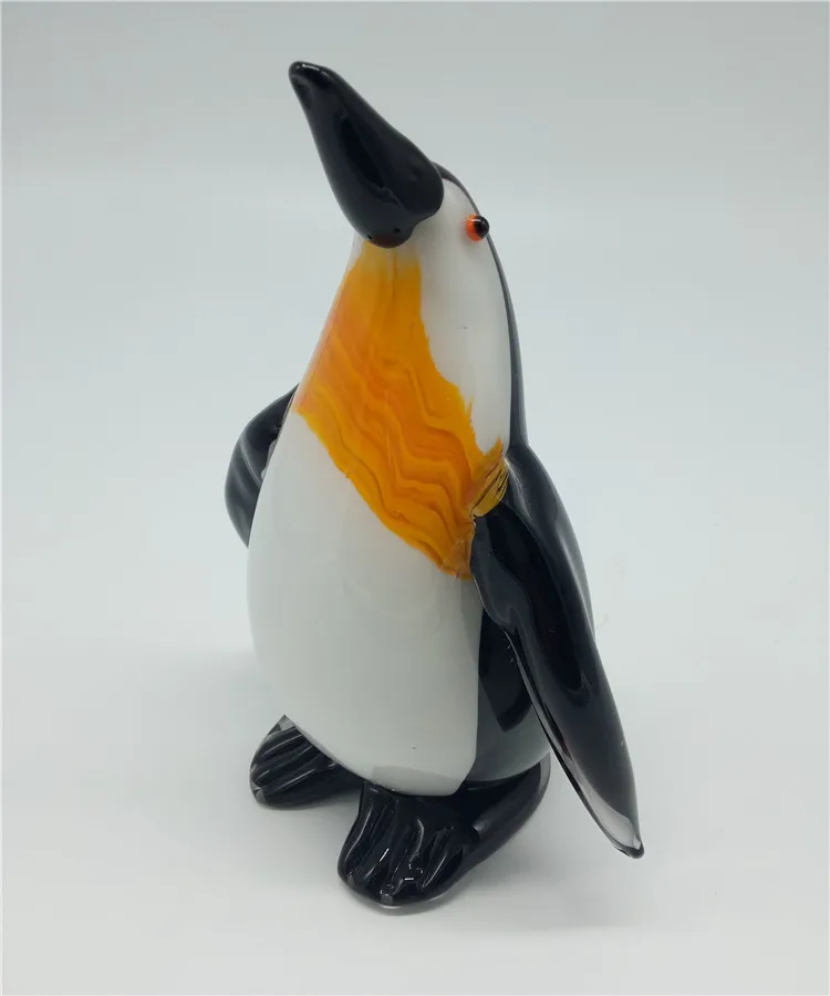 blown glass penguin