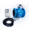 Split type LCD display electromagnetic flow meter for water with mud electromagnetic sewage 4-20ma flow meter