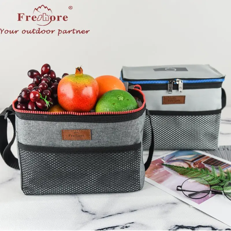 

Waterproof Oxford Thermal Insulation Kids Lunch Bags Women Portable Heat Preservation Picnic Lunch Box PEVA Food Bag, Can be customized
