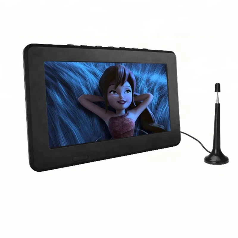 

7 inch portable tv!strong singinal mini tv wifi support!, Black