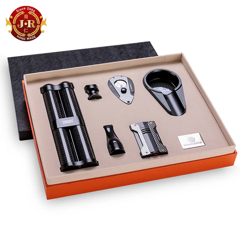 

New Arrival Cigar Lighter Set Wholesale Cigar Gift Set Cigar Accessories CL-T302