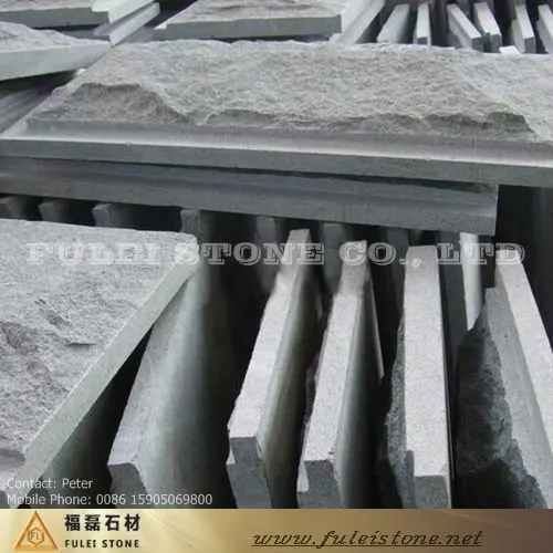 
Dark Grey G654 Granite Mushroom Wall Stone 