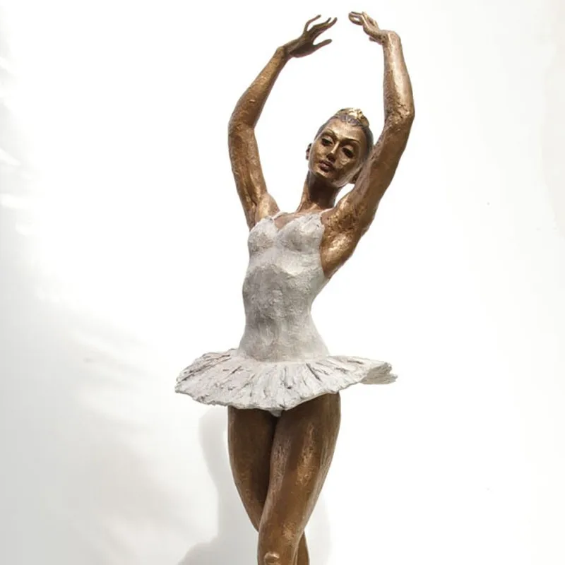 Life Size Ballerina Sculpture/dancing Girl Bronze 