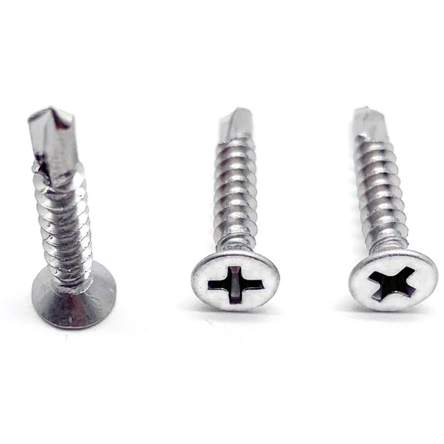 

Stainless Steel of 304 Flat Head Self-Drilling Screws of Good Quality