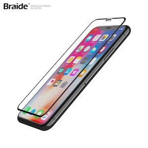Premium Real 9H 5D Curved Film Full  Coverage Cover Tempered Glass Clear Screen Protector For iPhone X/XS