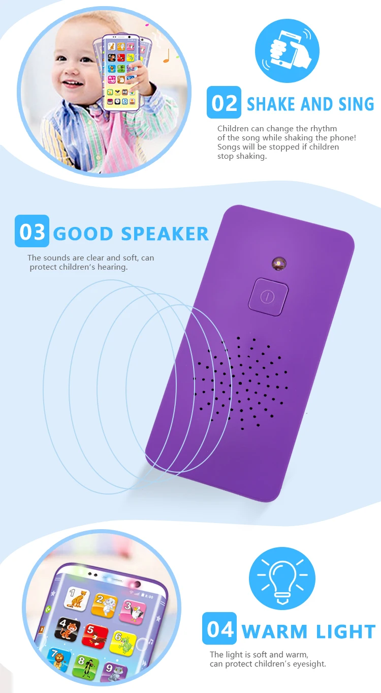 Cheap USB charging talking phone kids educational toy
