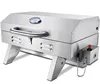 Camping Butane Portable Tabletop Outdoor LP Gas Grill In Stainless Steel