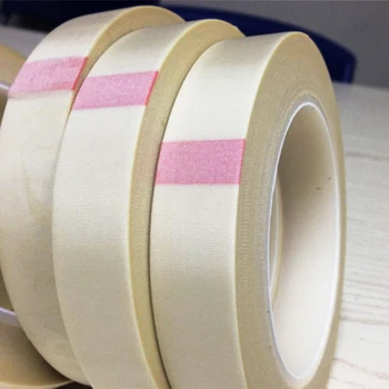White Fiber Glass Cloth Silicone Adhesive Tape Insulation Heat