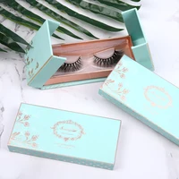 

Private label beauty purple lash box human mellow haireyelashes 3 lash packaging