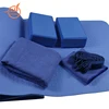 Yoga kit products include mat towel strap and blocks.