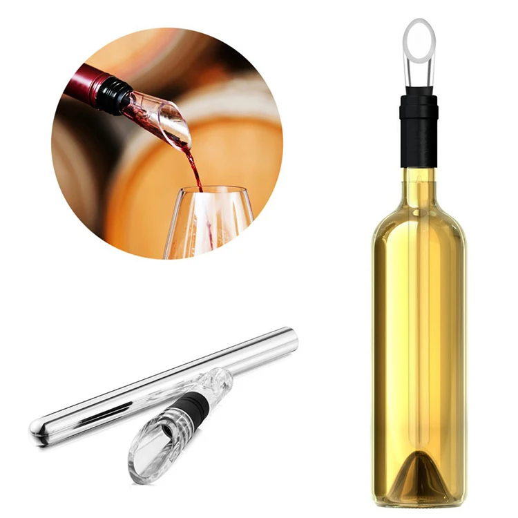 Direct Factory 3in1 Stainless Steel Wine Chiller Stick Rod With
