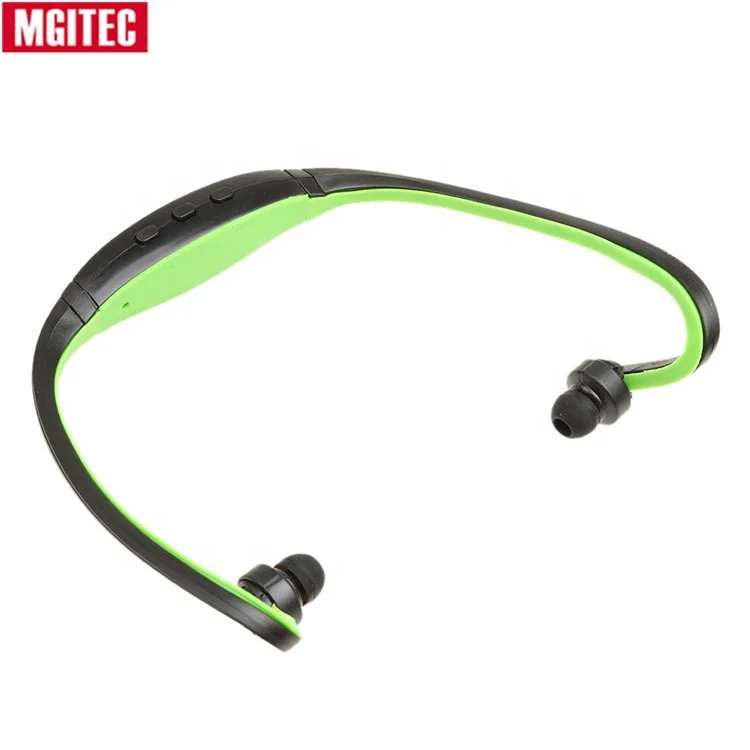 

Hot selling product best quality wireless bluetooth sport earphones, Green