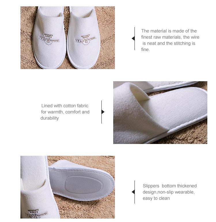 Comfortable Coral Fleece Hotel Slippers Cotton Top Quality Hotel ...
