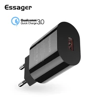 

Essager Quick Charge USB QC3.0 Turbo Fast Charging EU Travel Wall Charger For Huawei P30 Xiaomi mi 9 Mobile Phone