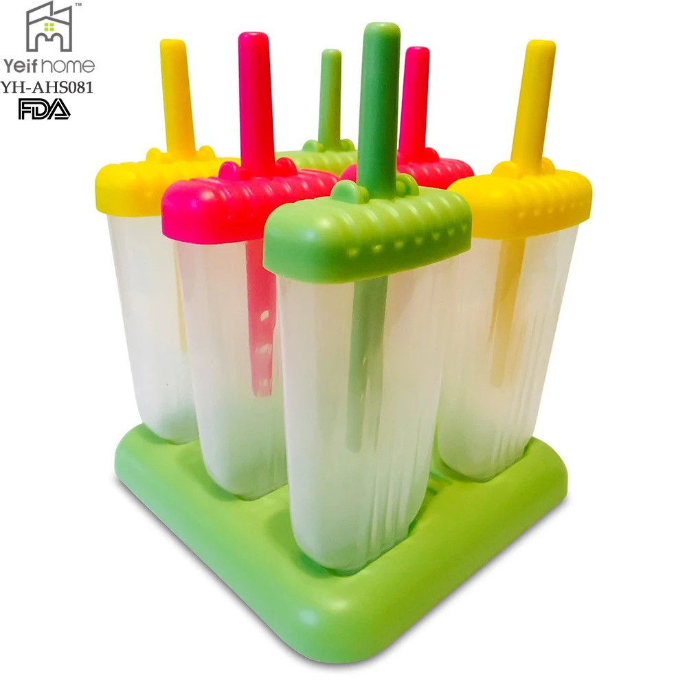 FDA Food Grade Eco-friendly disposable ice cream popsicle molds