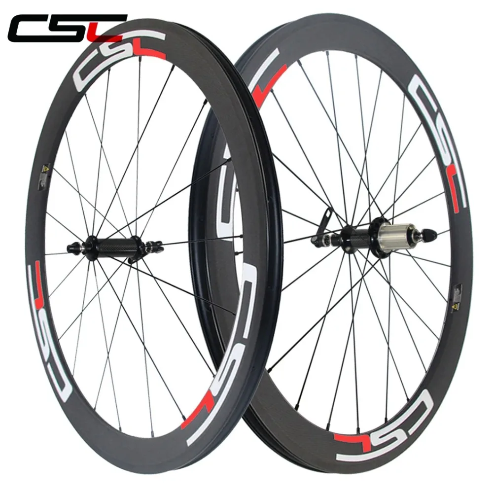 

Ceramic Bearing R36 hub 700C 50mm Clincher Carbon Bike Wheelset