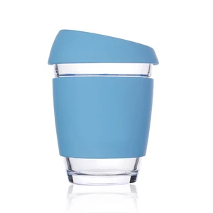 Image of High Quality Eco Friendly Custom Reusable Travel Silicone Coffee Cups With Lid