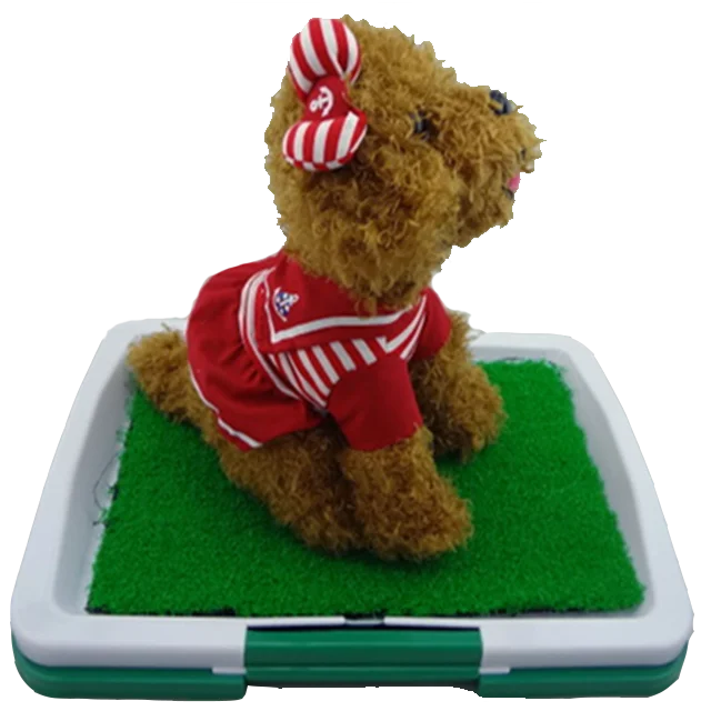 

Best Selling potty for dogs Pad Dog Pet Toilet Tray artificial grass puppy pad with tray Indoor clean up products Dog Toilet, As picture