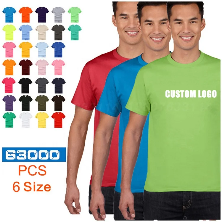 LOW MOQ Wholesale Hot Sales 100% Cotton High Quality Custom Colour O Neck Plain Custom T Shirt Men