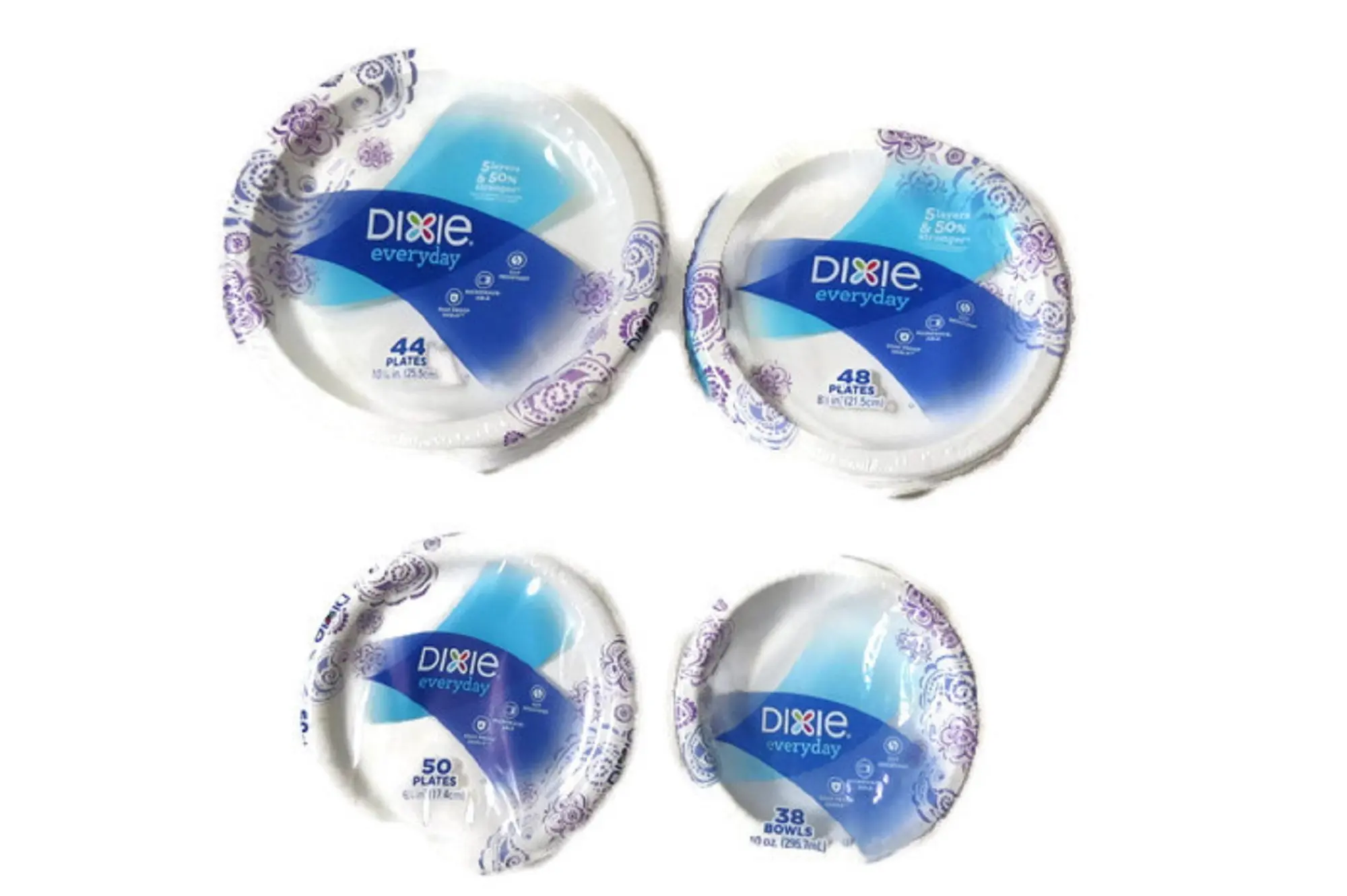 Dixie 9" Paper Plates 1000/CT White 709902WNP9