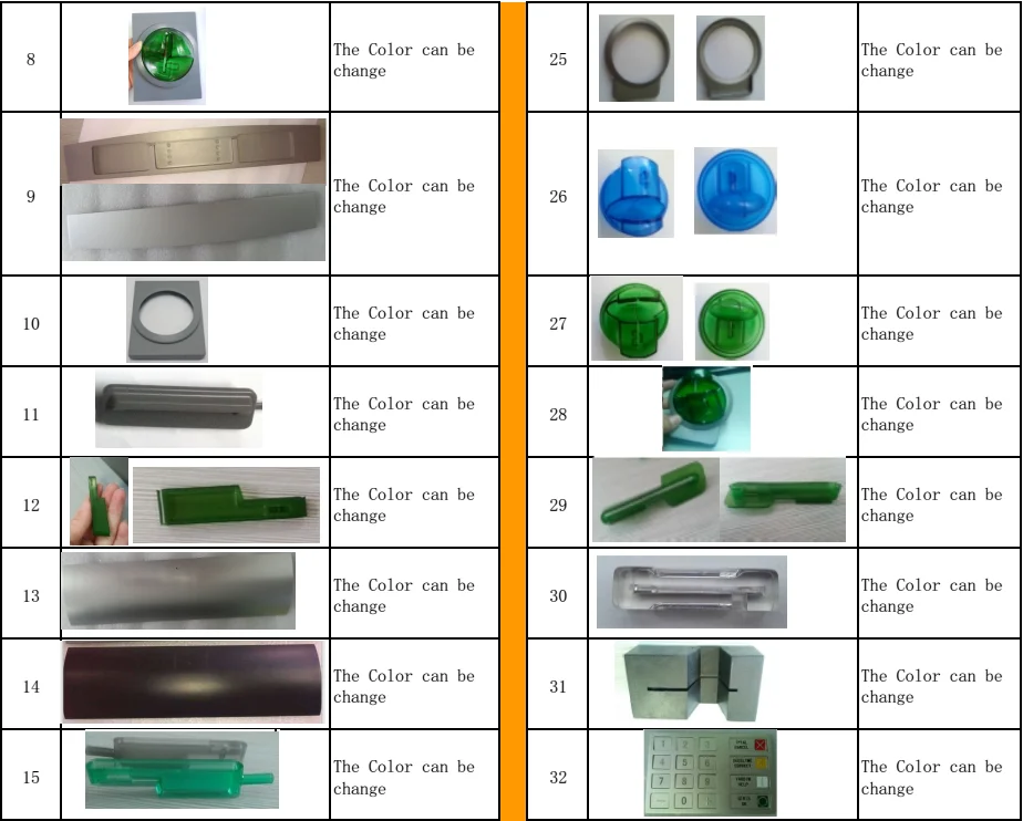 Atm Parts For Wincor Anti Skimmer Supplier / Atm Keypad Bezel Overlay