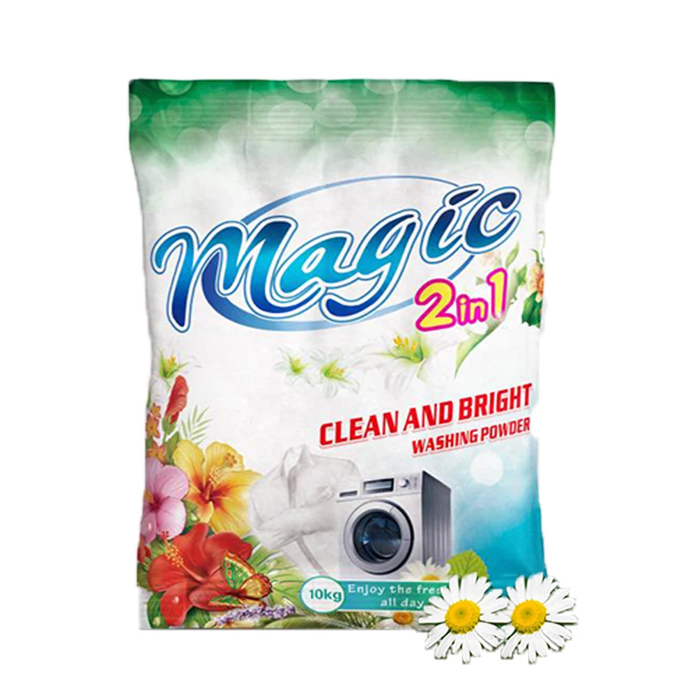 

Factory New Arrive 10KG Washing Machine Powder Laundry Detergent 15 Active Matter Bag