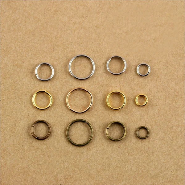Fashion Very Big Many Sizes Metal Jump Rings for Jewelry Connecting Brass Open Round Jump Split Ring