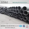 Plastic underground large diameter grey 500mm PVC pipe for water drainage system